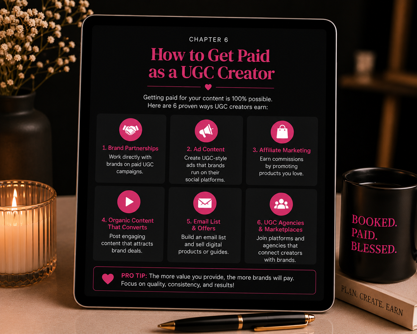 Chapter 6 — How to get paid as a UGC creator